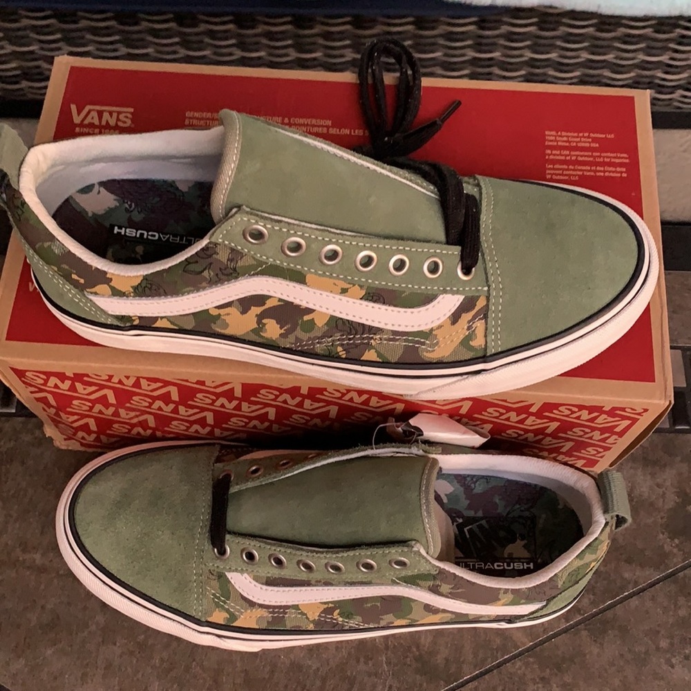 VANS OLD SKOOL UC BJ BELTS OIL Gm/Olivine WMNS sneakers - Picture 9 of 16